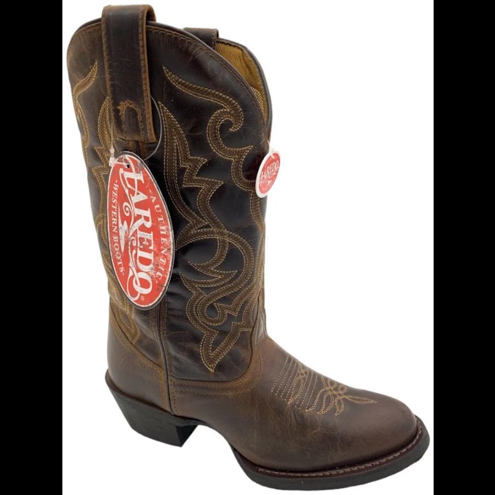 Laredo Brown Cowgirl Cowboy Boots shipping from Nashville